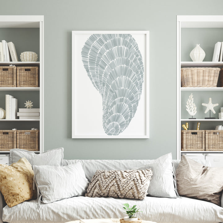 Salty Mussel Shell - Art Print or Canvas - Jetty Home