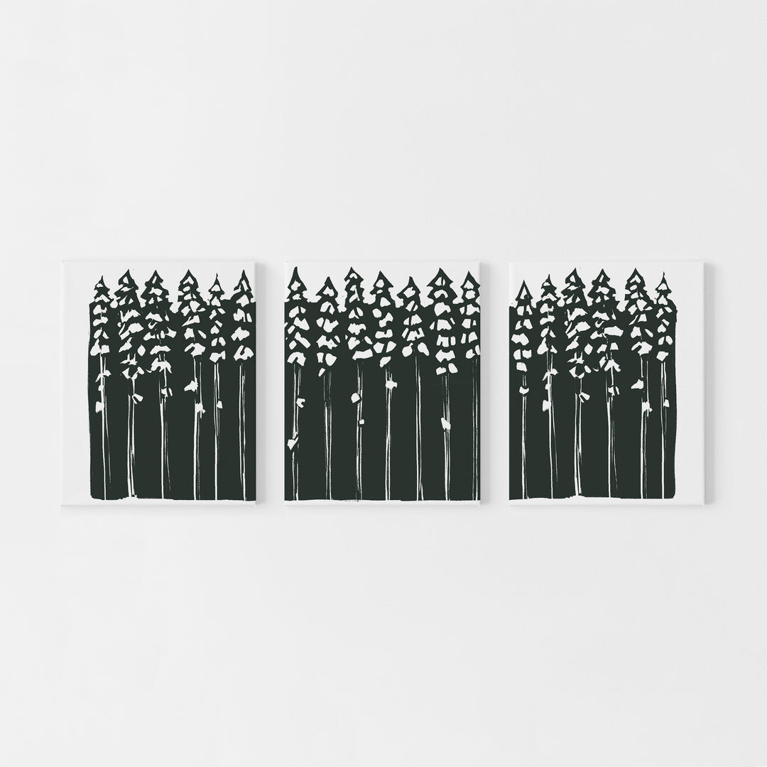 Beneath the Pines Triptych - Set of 3 - Jetty Home