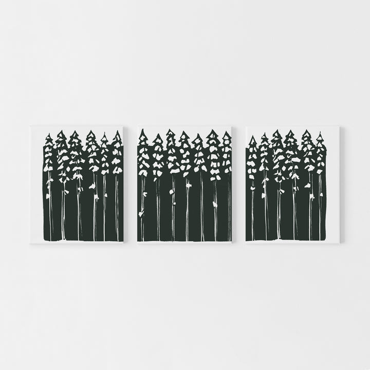 Beneath the Pines Triptych - Set of 3 - Jetty Home