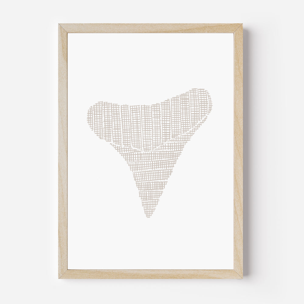 Woven Shark Tooth Illustration, No. 2 - Jetty Home