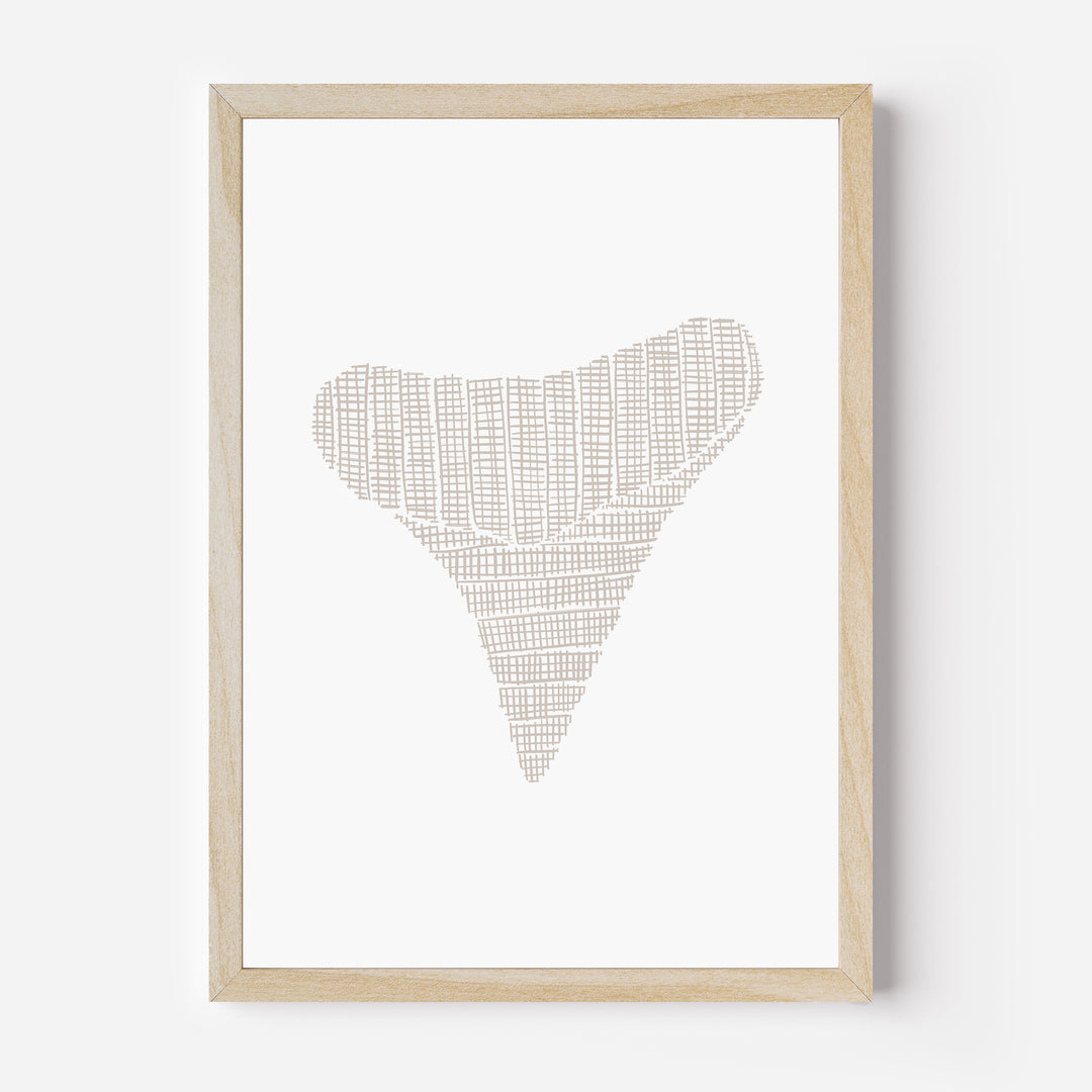 Woven Shark Tooth Illustration, No. 2 - Jetty Home
