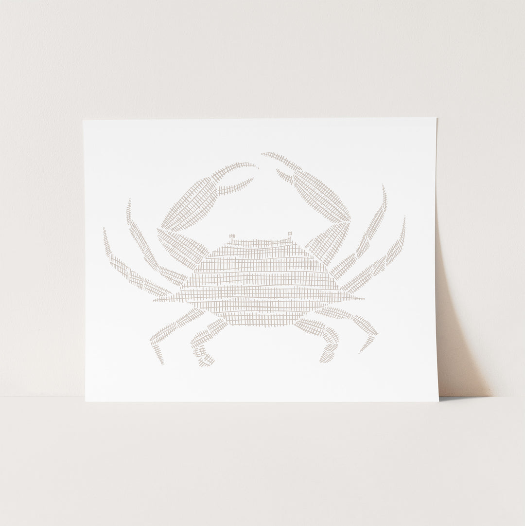 Woven Crab Illustration - Jetty Home