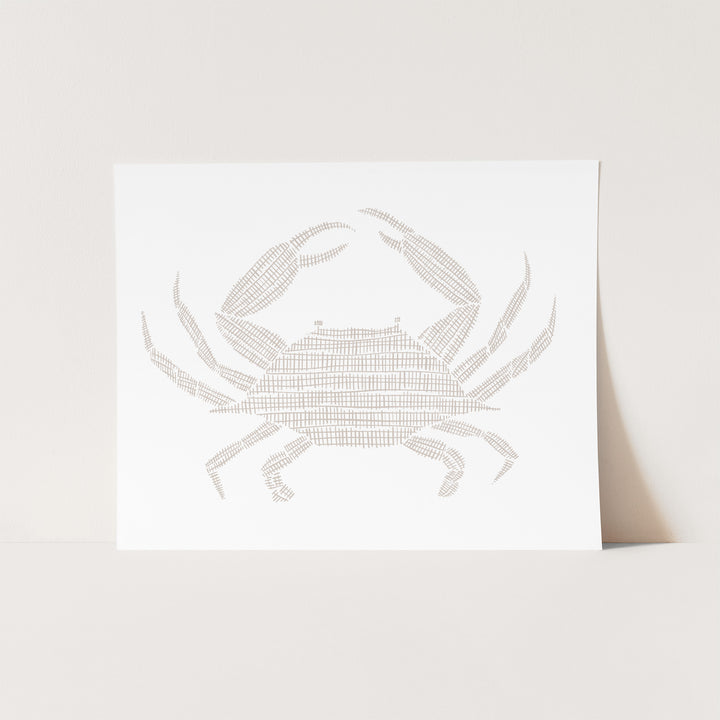 Woven Crab Illustration - Jetty Home