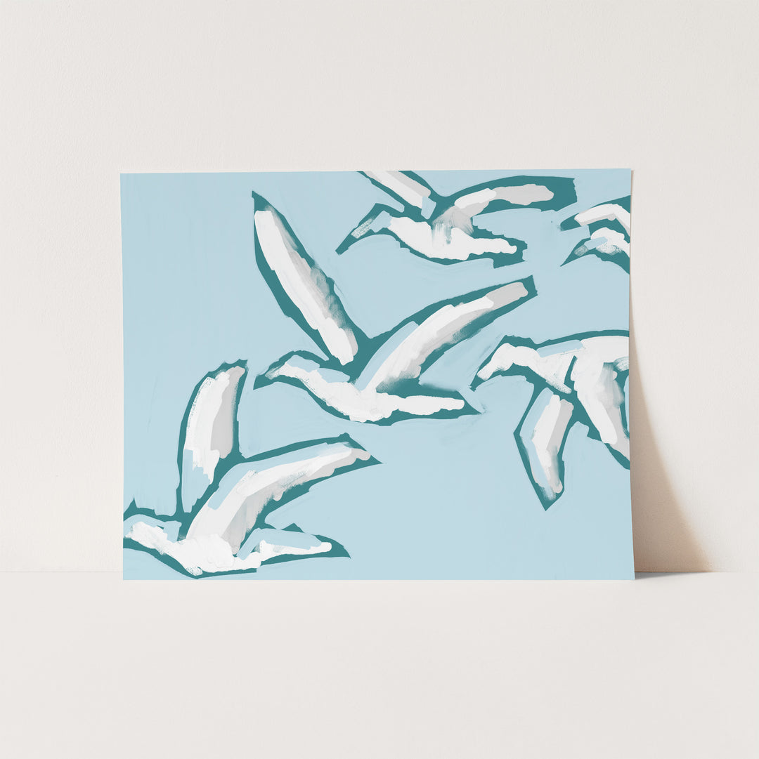 Gulls in Flight - Jetty Home