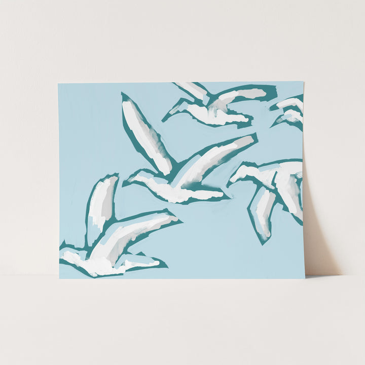 Gulls in Flight - Jetty Home