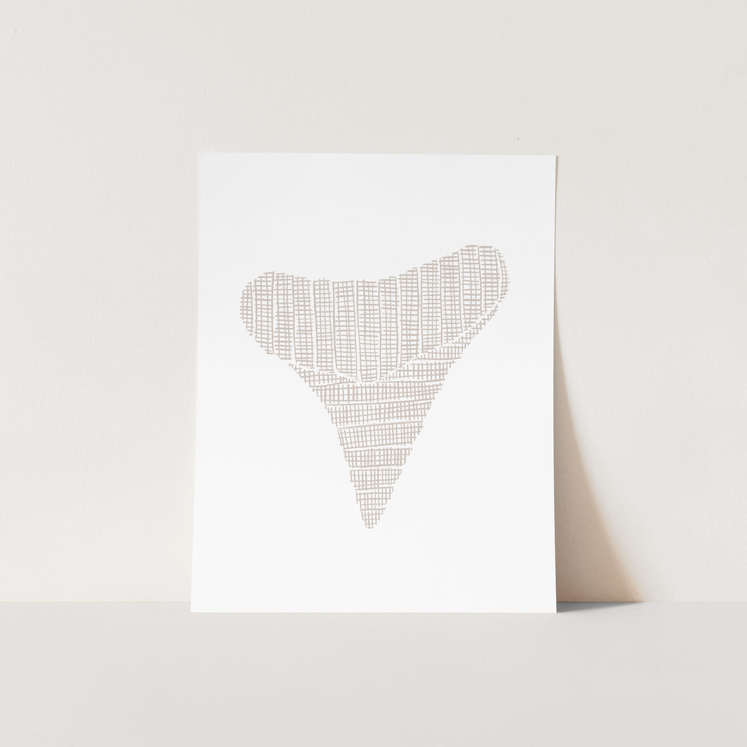 Woven Shark Tooth Illustration, No. 2 - Jetty Home