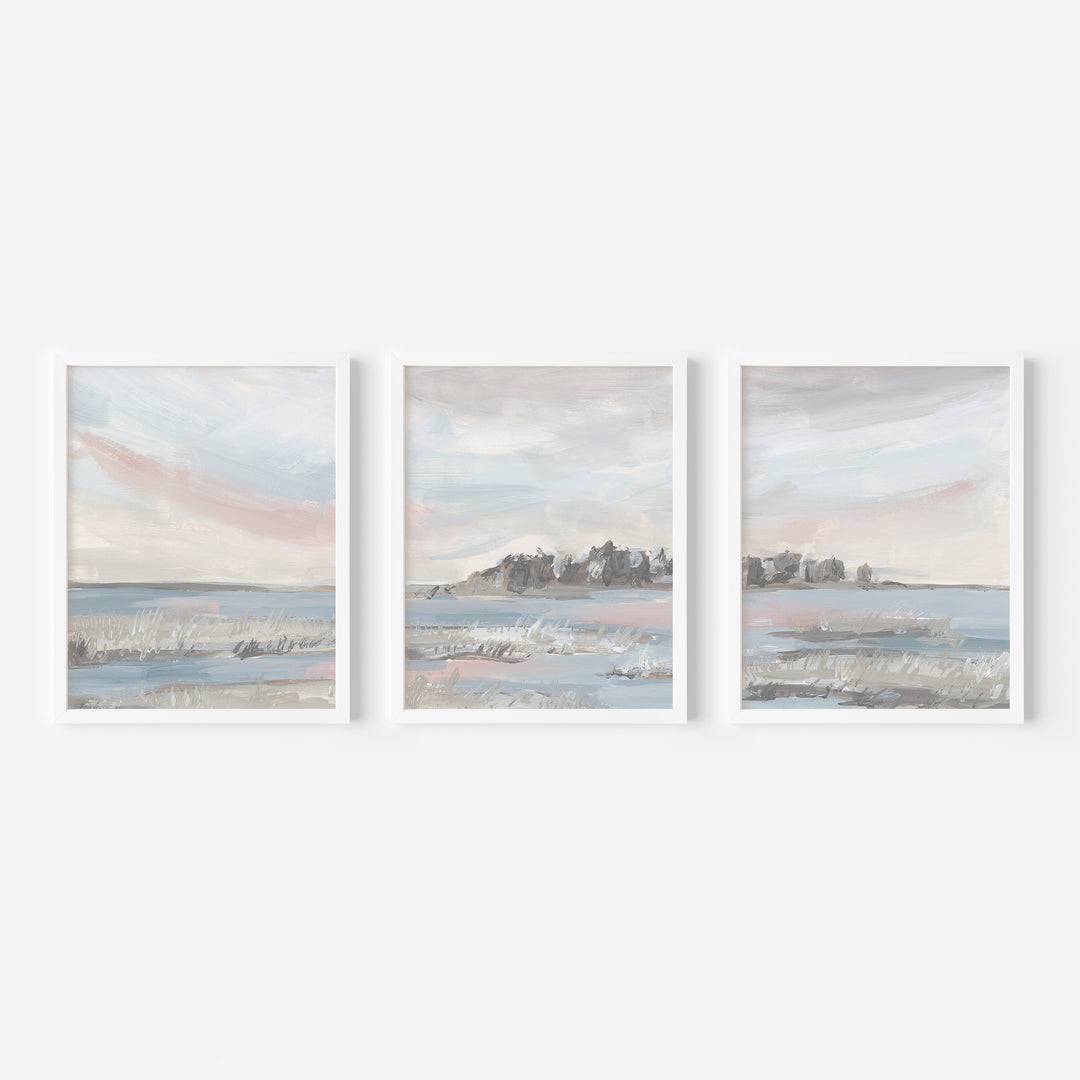 Marsh Sunrise - Set of 3 - Jetty Home