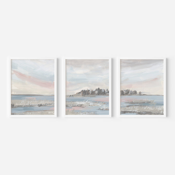 Marsh Sunrise - Set of 3 - Jetty Home