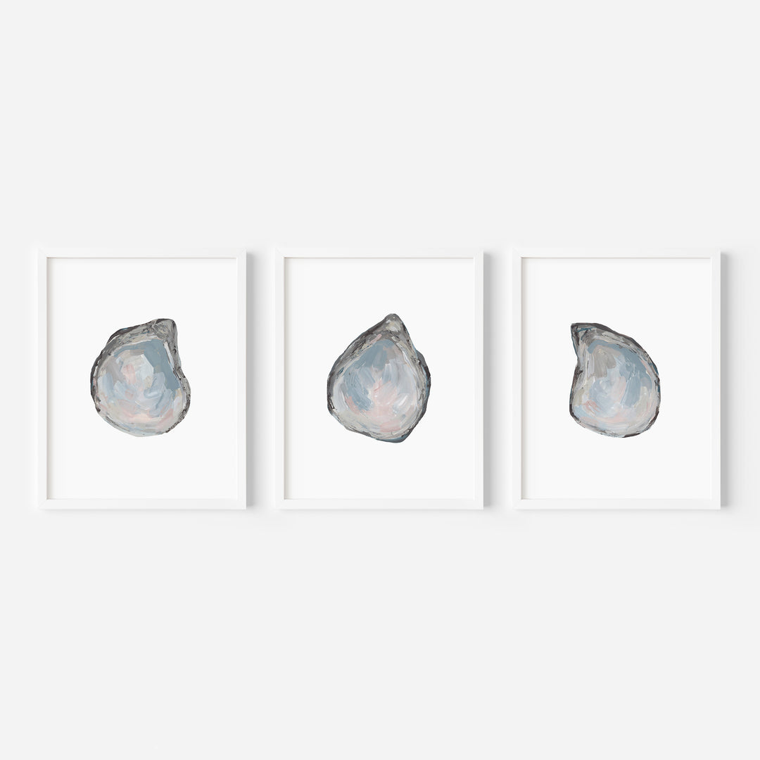 Drifted Oysters Triptych - Set of 3 - Jetty Home