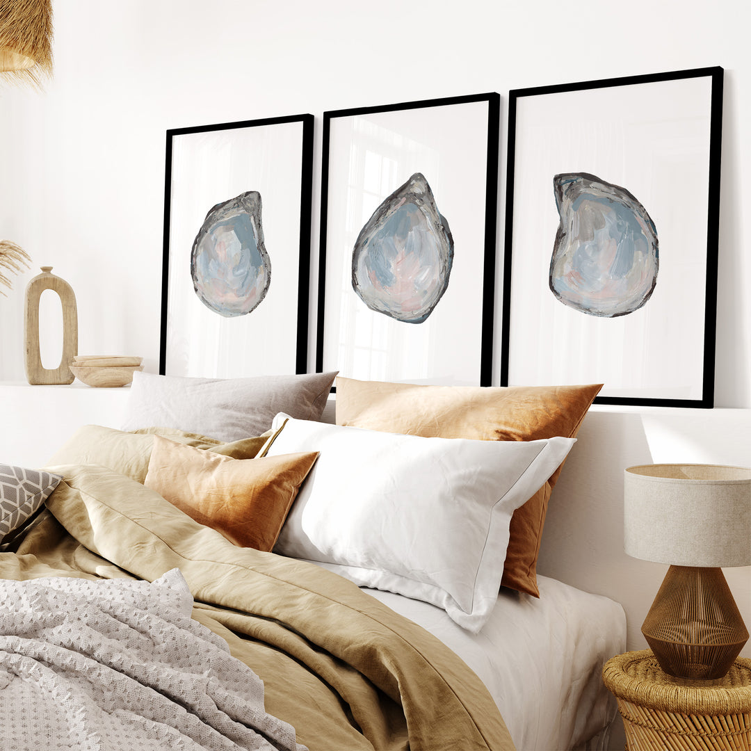 Drifted Oysters Triptych - Set of 3 - Jetty Home