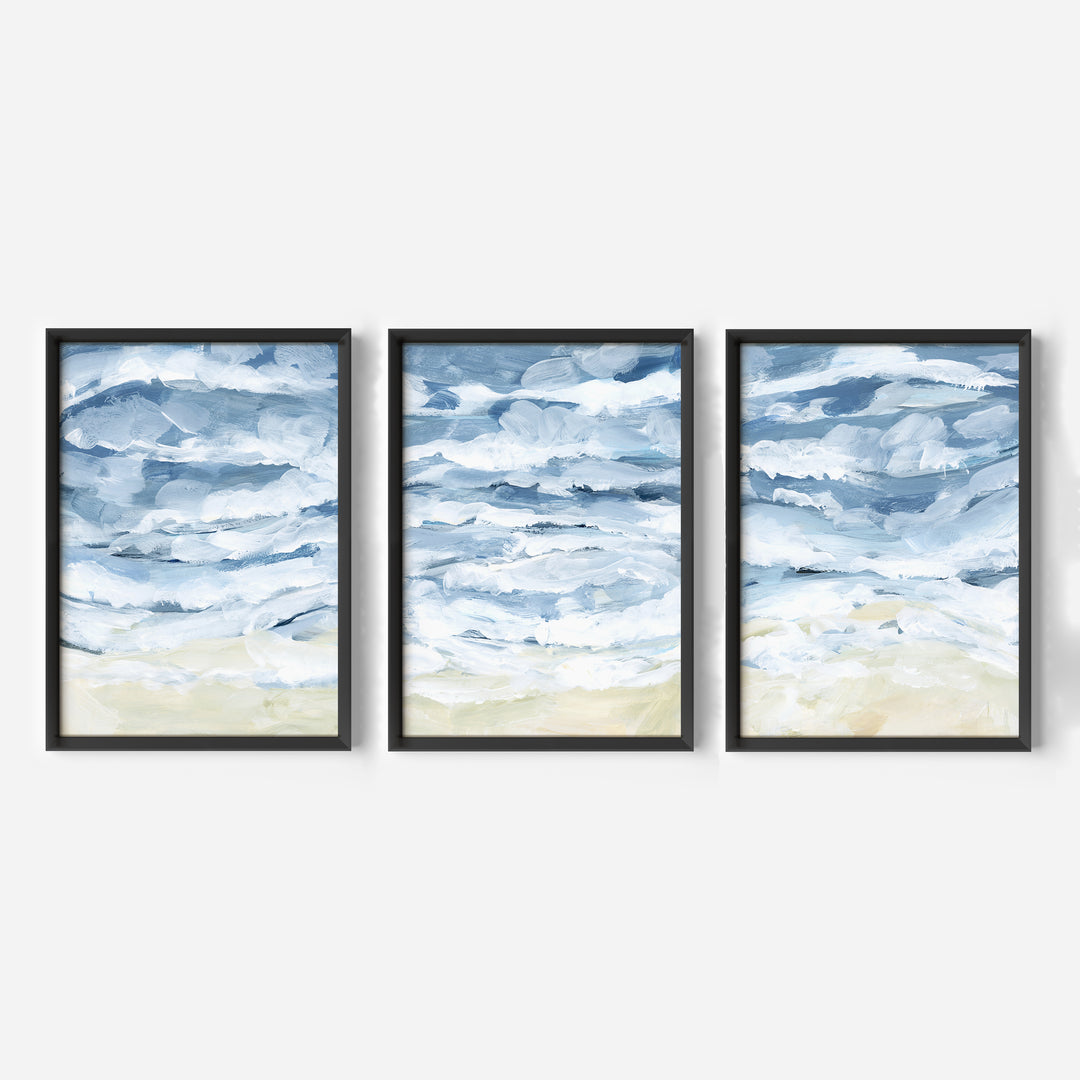 Crashing Waves - Set of 3 - Jetty Home