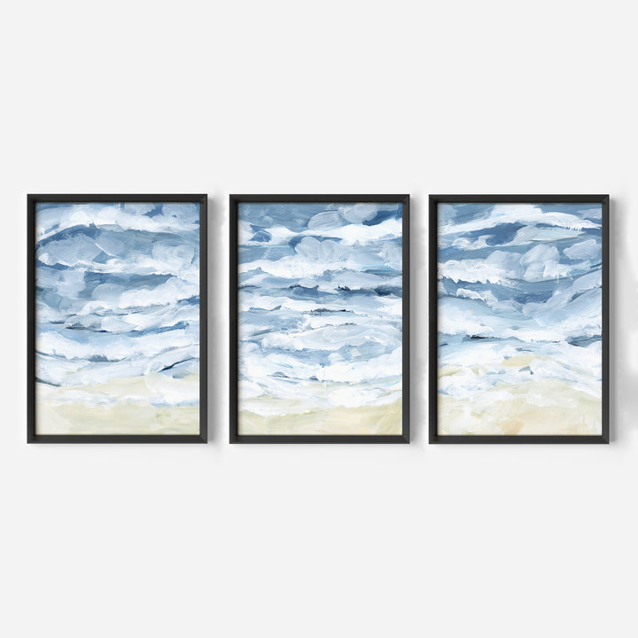 Crashing Waves - Set of 3 - Jetty Home
