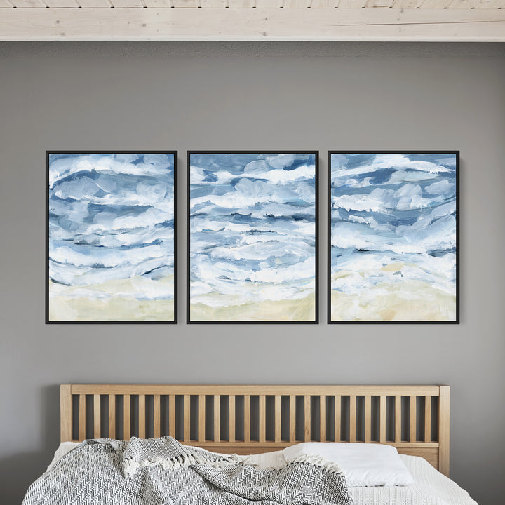Crashing Waves - Set of 3 - Jetty Home