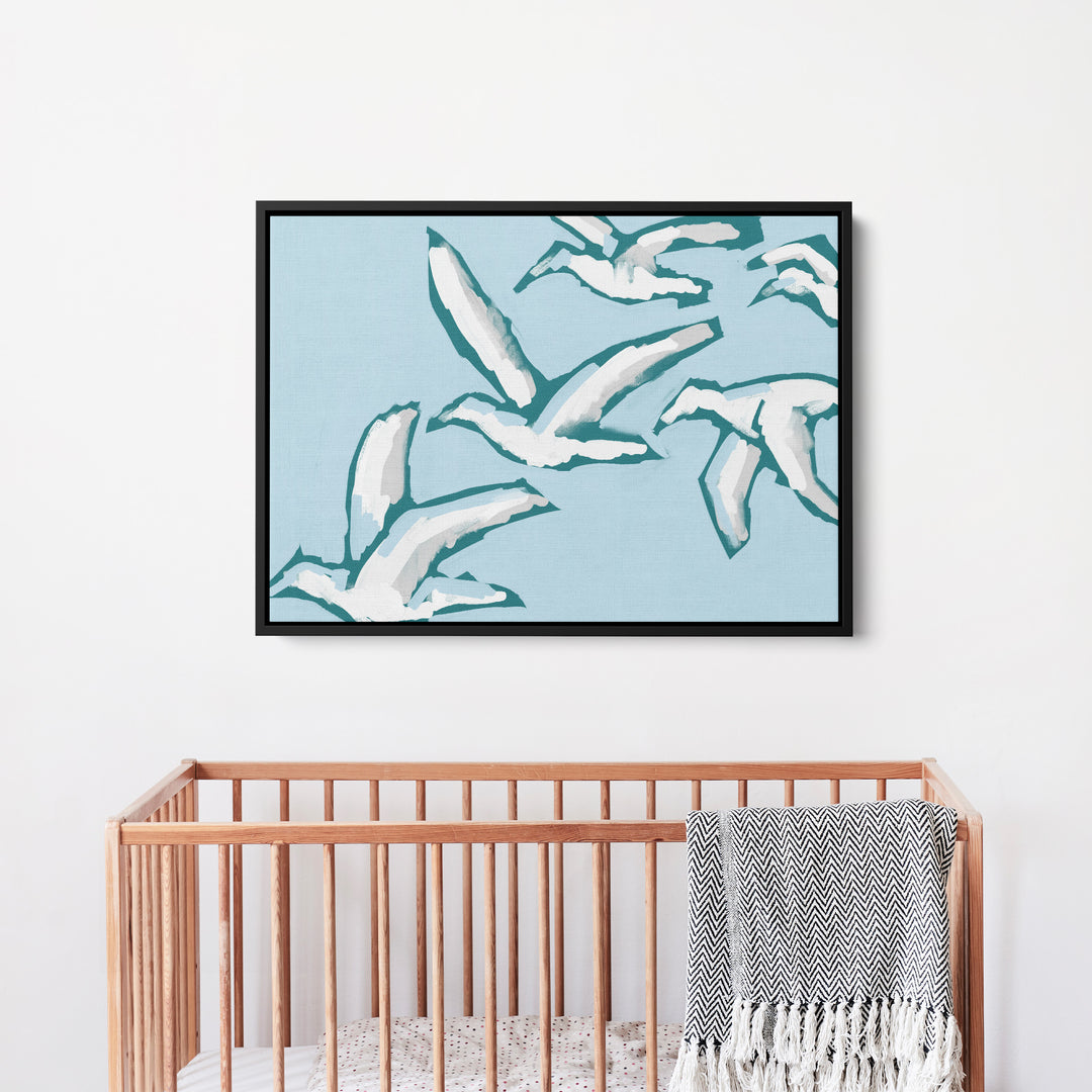 Gulls in Flight - Jetty Home