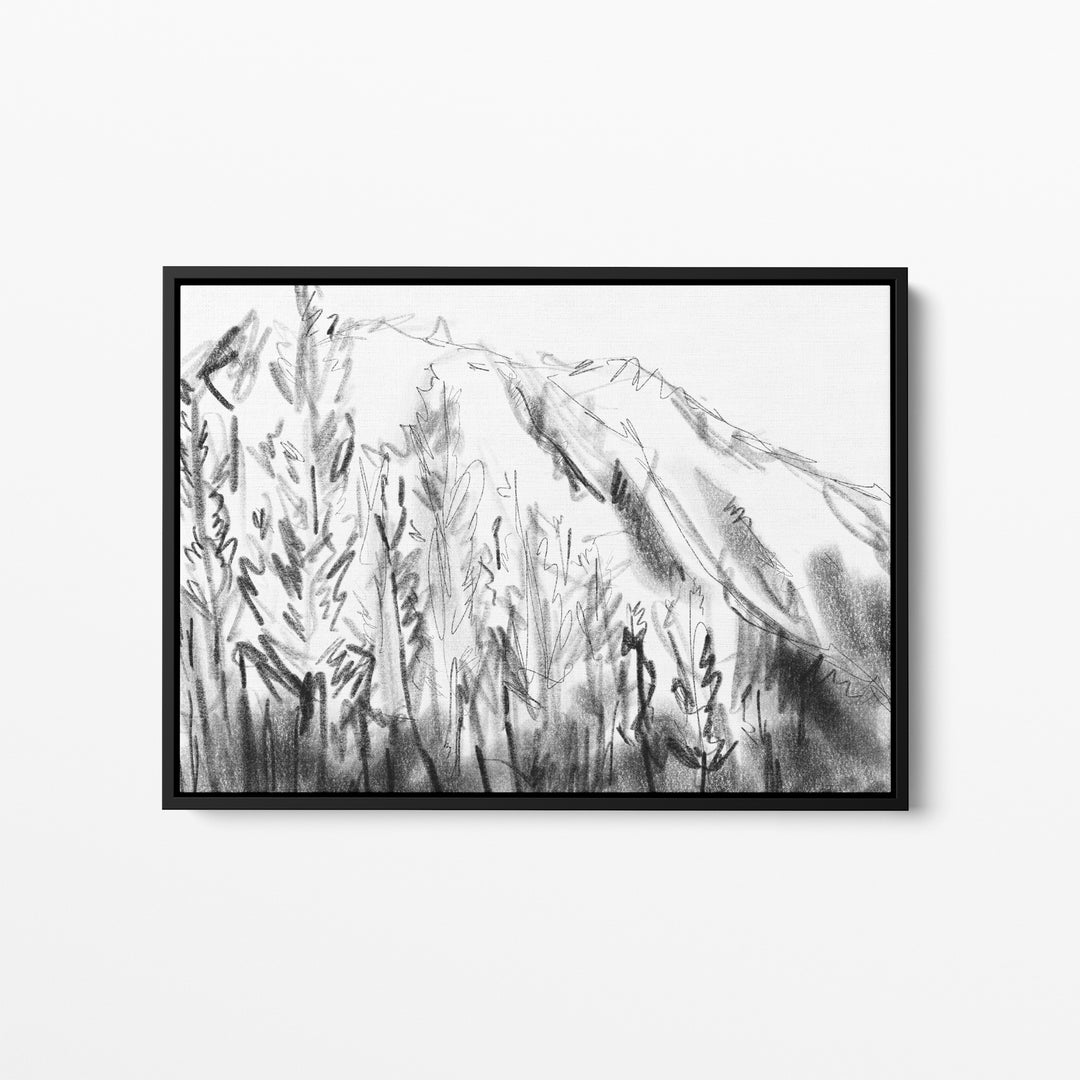 Black and White Mountain Landscape - Jetty Home