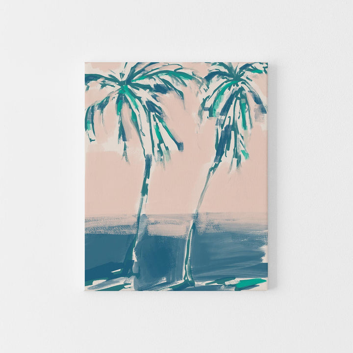 Leaning Palms - Art Print or Canvas - Jetty Home