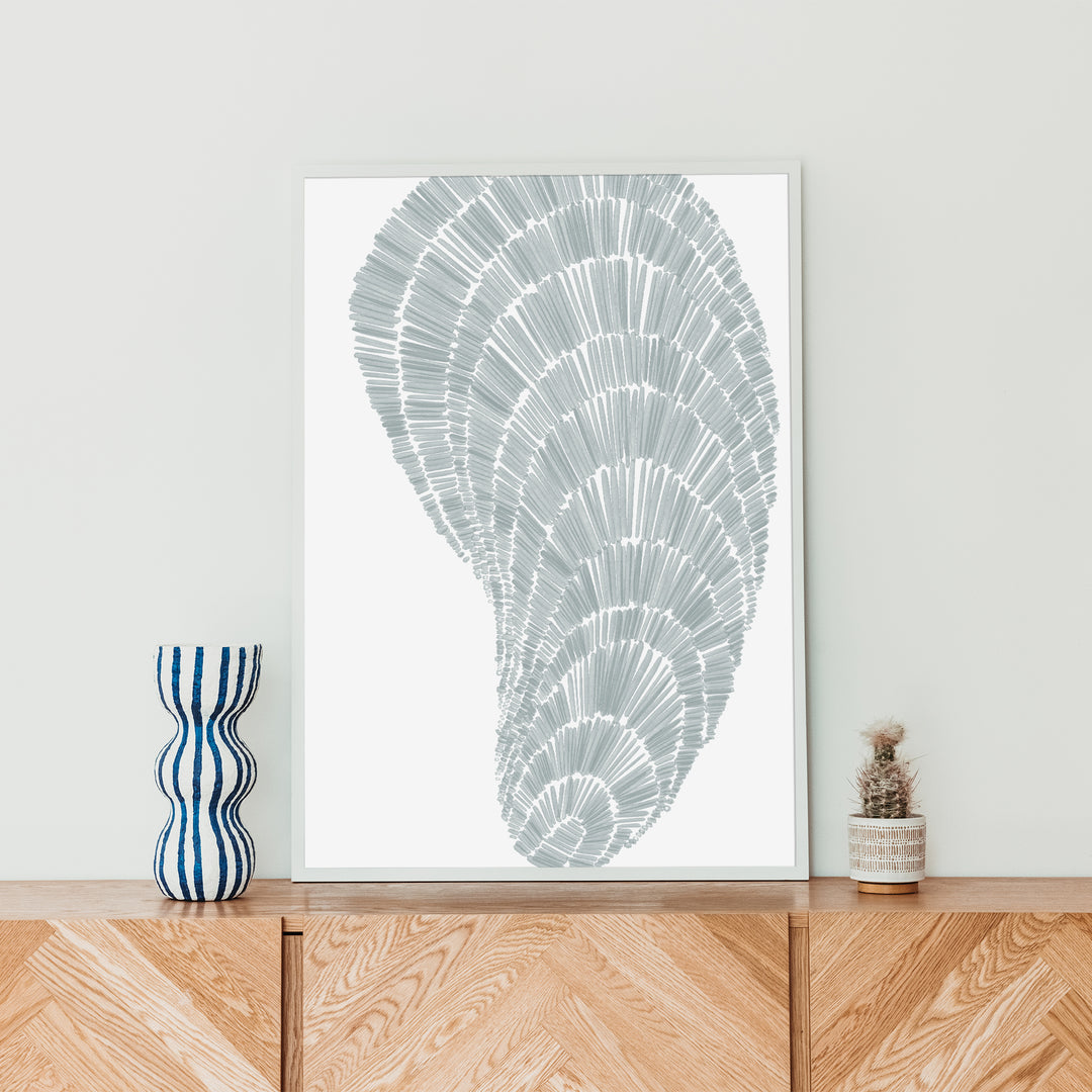 Salty Mussel Shell - Art Print or Canvas - Jetty Home