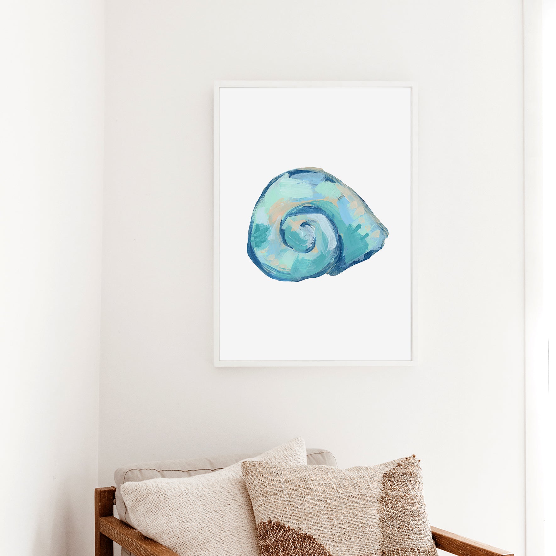 Seashell Finds, No. 5 | Modern Beach House Framed Wall Art– Jetty Home