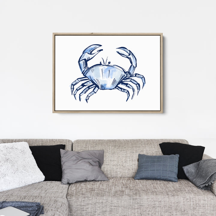 Nautical Crab Sketch - Jetty Home