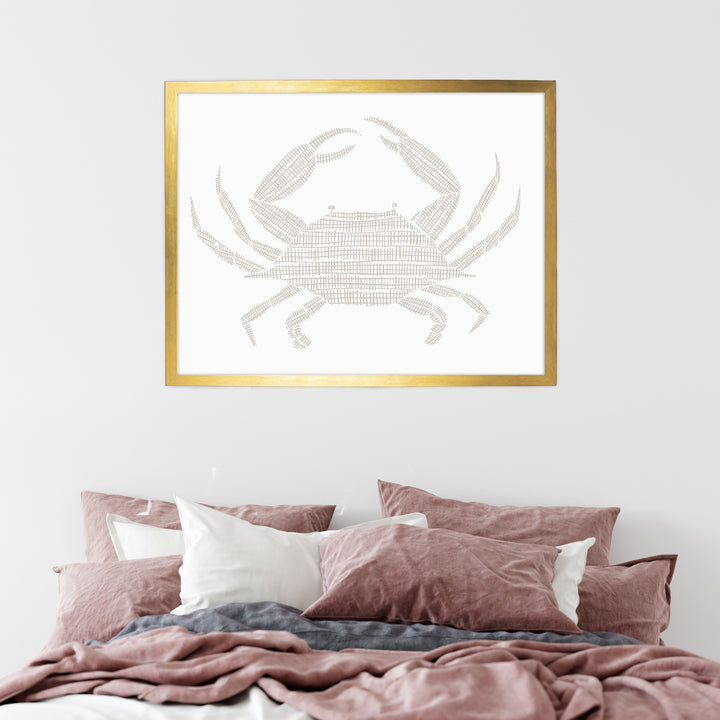Woven Crab Illustration - Jetty Home
