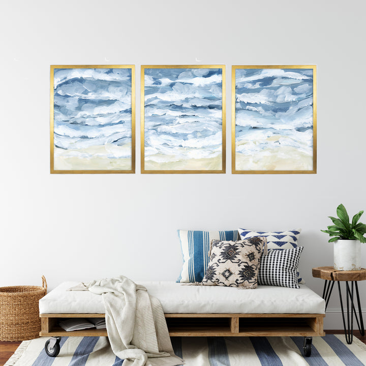 Crashing Waves - Set of 3 - Jetty Home