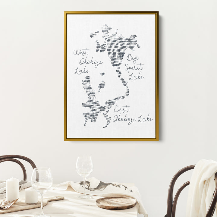 West Okoboji Lake Map - Jetty Home
