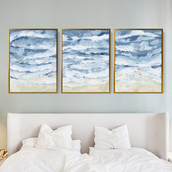 Crashing Waves - Set of 3 - Jetty Home