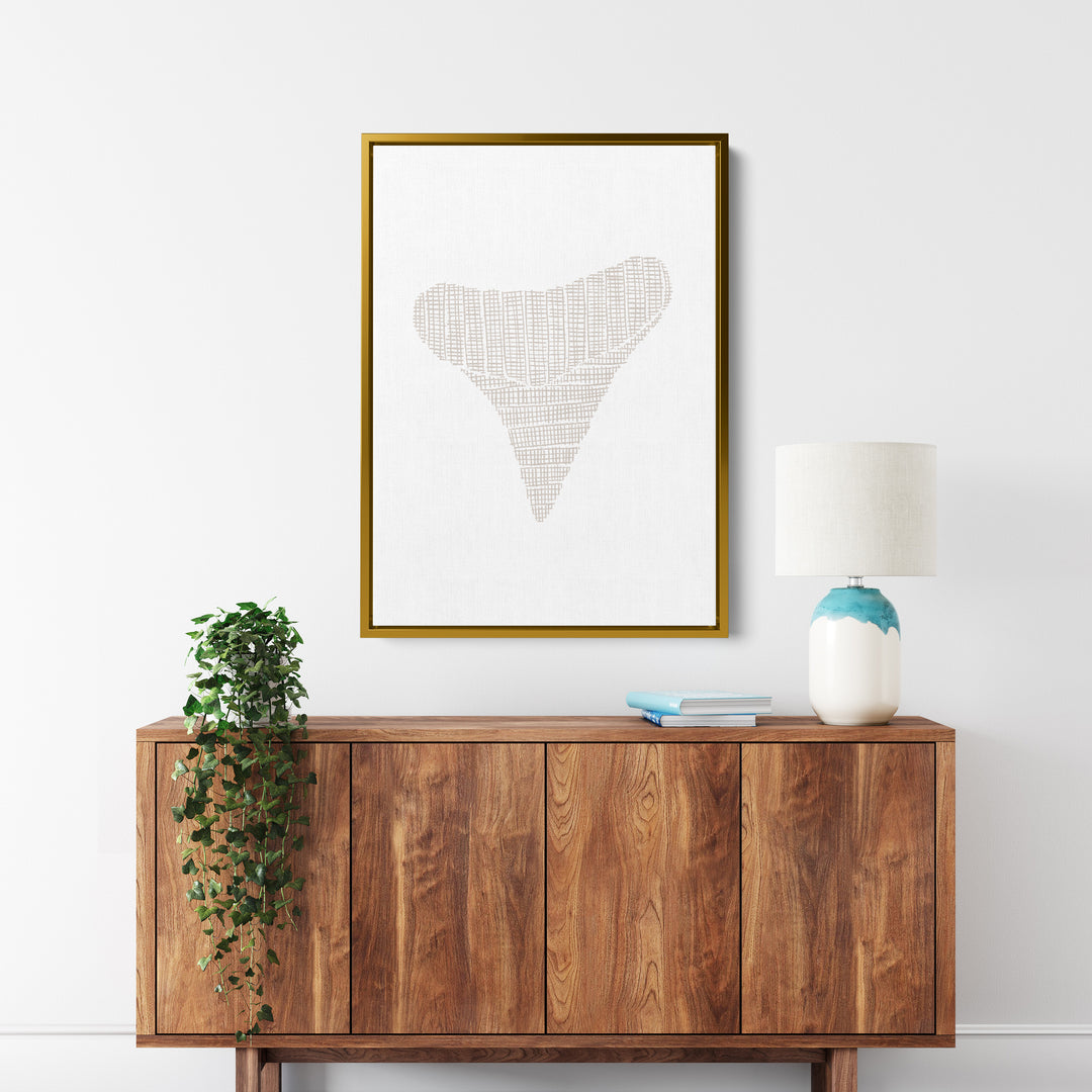 Woven Shark Tooth Illustration, No. 2 - Jetty Home