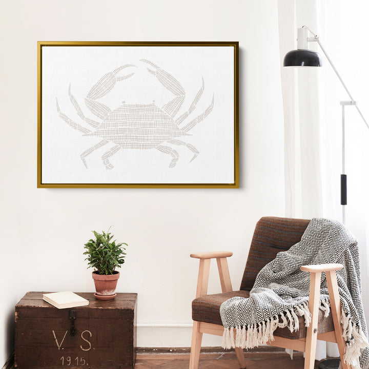 Woven Crab Illustration - Jetty Home