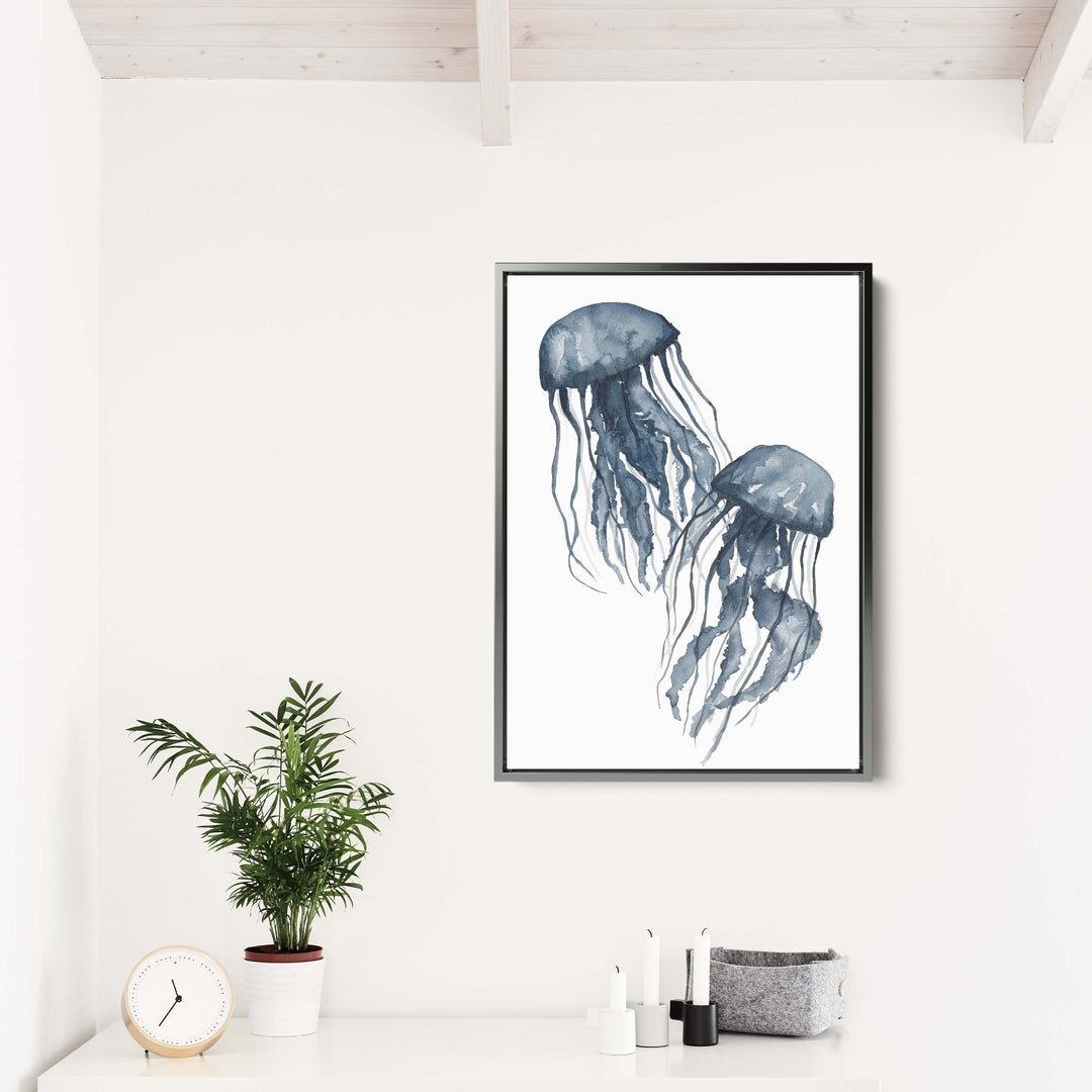 Navy Blue Jellyfish Duo - Jetty Home