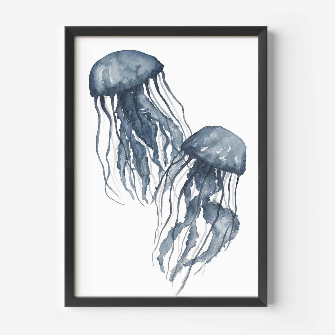 Navy Blue Jellyfish Duo - Jetty Home