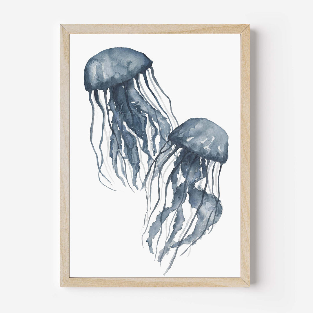 Navy Blue Jellyfish Duo - Jetty Home