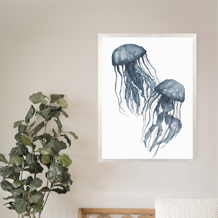 Navy Blue Jellyfish Duo - Jetty Home