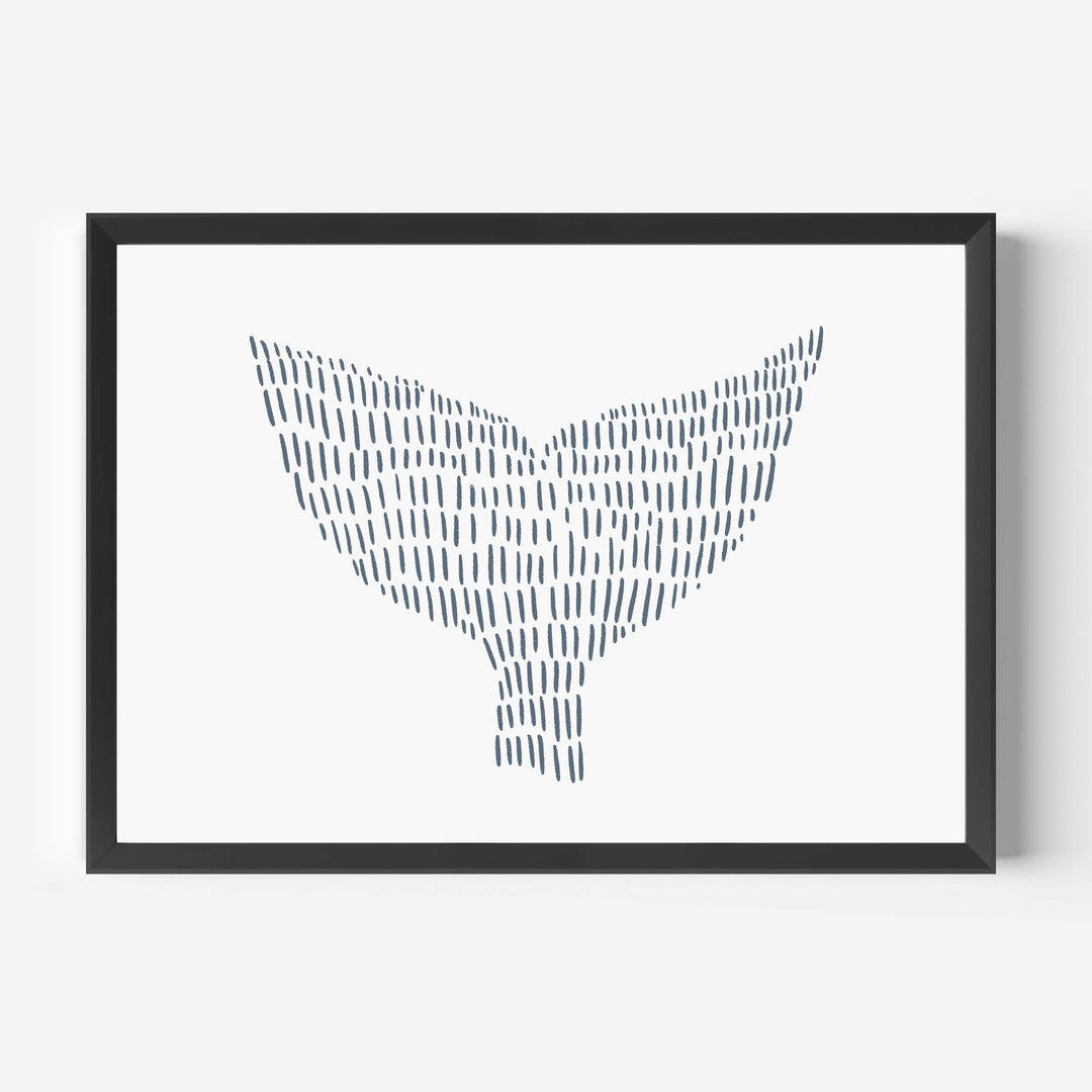 Whale Tail Illustration - Jetty Home