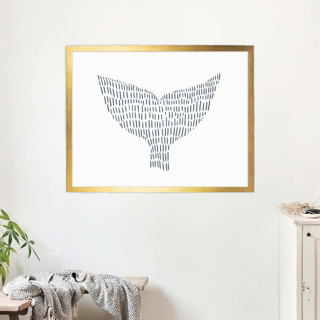 Whale Tail Illustration - Jetty Home