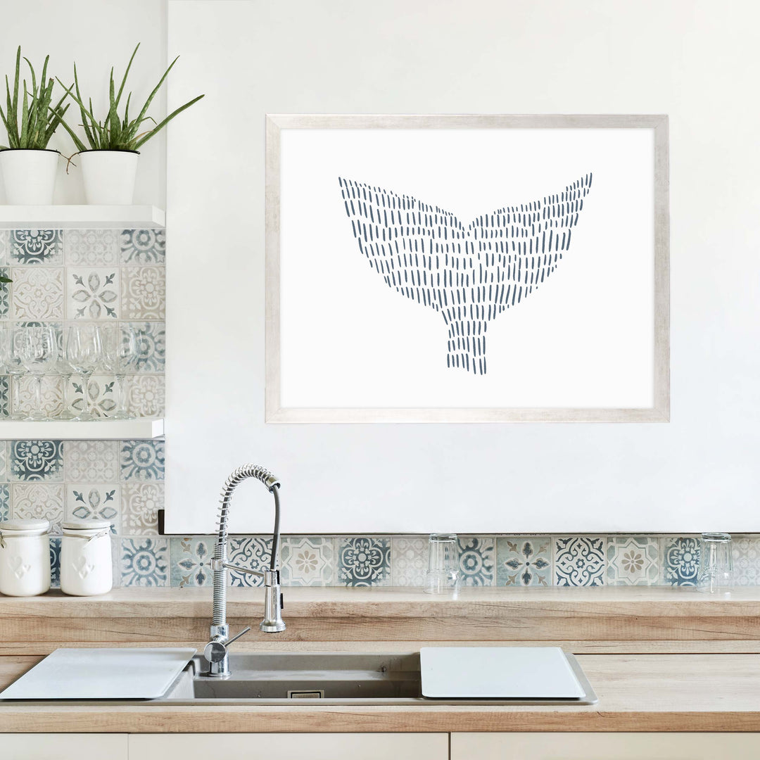 Whale Tail Illustration - Jetty Home