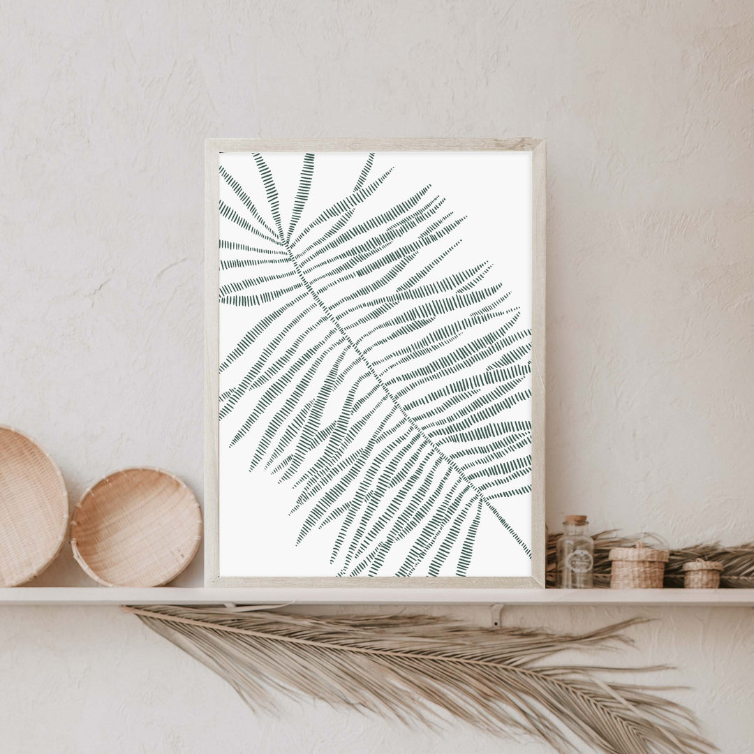 Minimalist Palm Frond - Jetty Home