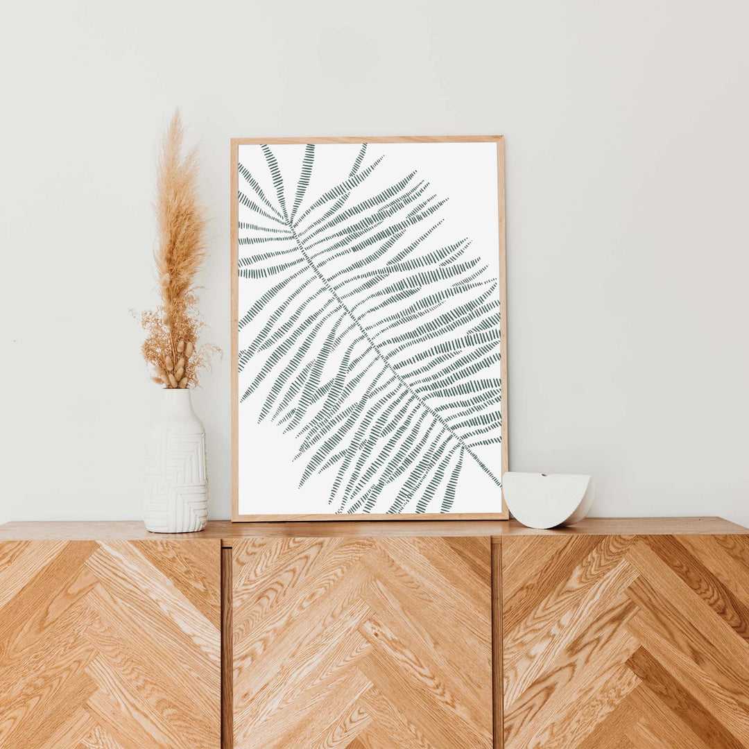 Minimalist Palm Frond - Jetty Home