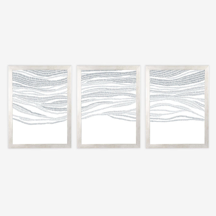The Abstract Waves - Set of 3 - Jetty Home