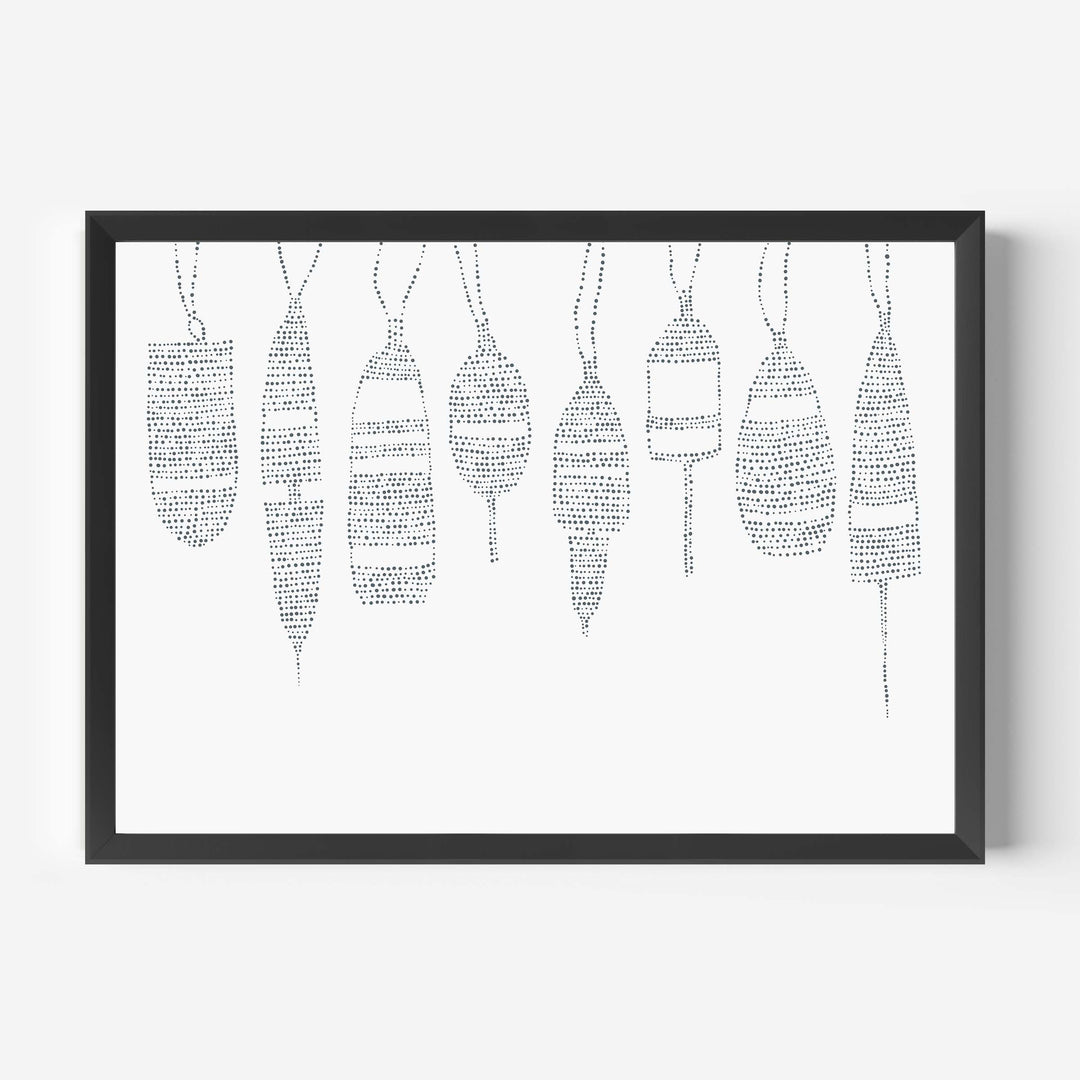 Ocean Buoys Marker Illustration - Jetty Home