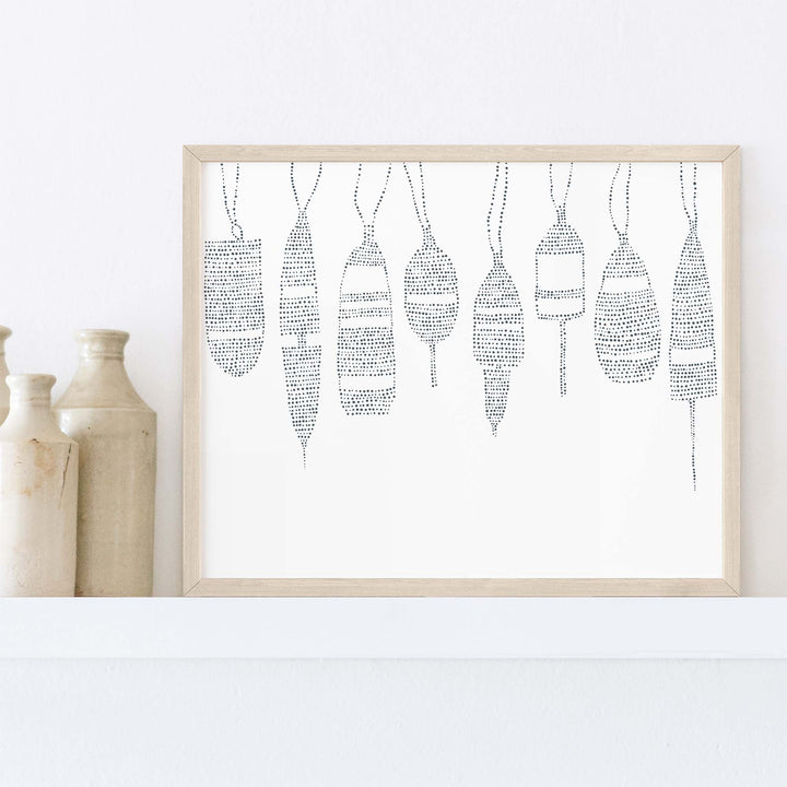 Ocean Buoys Marker Illustration - Jetty Home