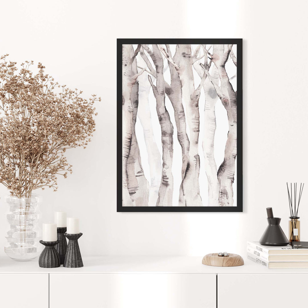 Birch Tree Watercolor No. 2 - Jetty Home