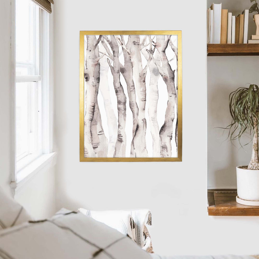 Birch Tree Watercolor No. 2 - Jetty Home