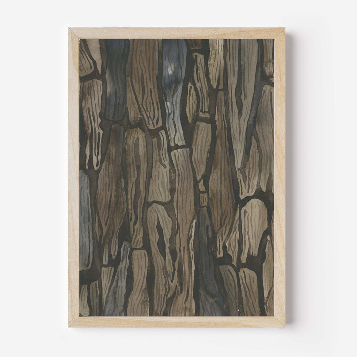 Watercolor Tree Bark - Jetty Home