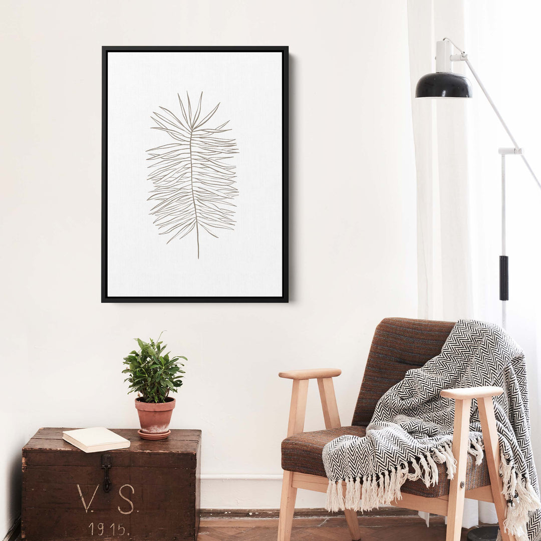 Palm Frond Line Drawing - Jetty Home