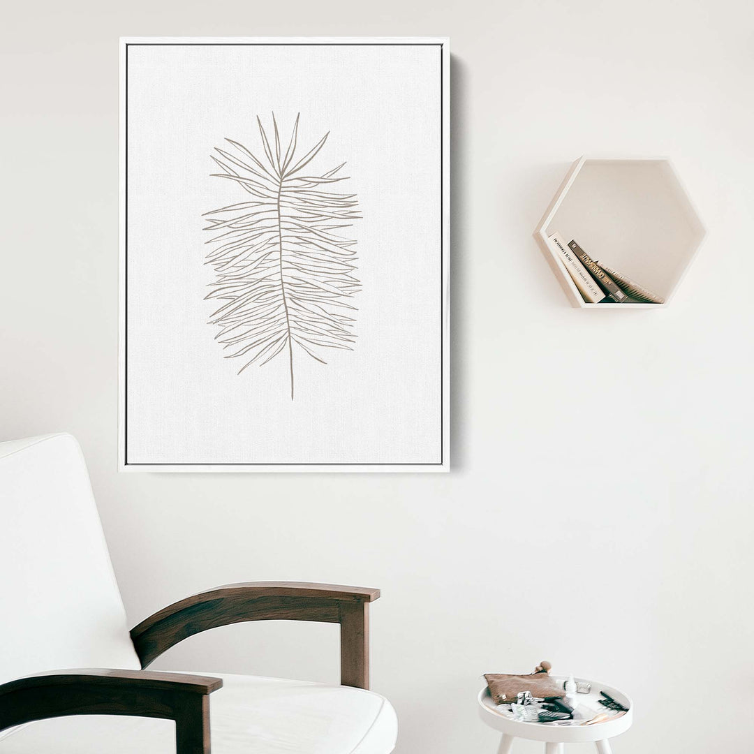 Palm Frond Line Drawing - Jetty Home