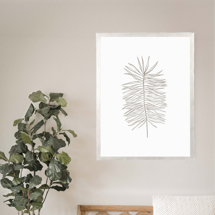 Palm Frond Line Drawing - Jetty Home