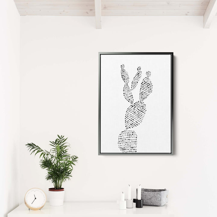 Minimalist Prickly Pear Cactus, No. 1 - Jetty Home