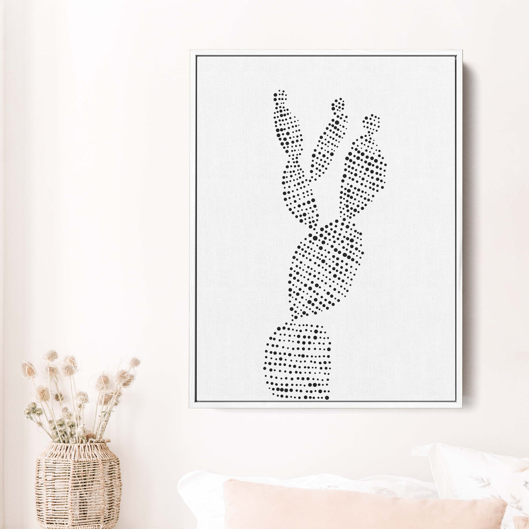Minimalist Prickly Pear Cactus, No. 1 - Jetty Home