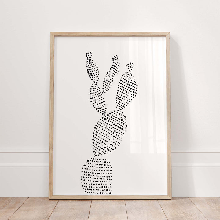 Minimalist Prickly Pear Cactus, No. 1 - Jetty Home